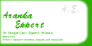 aranka eppert business card